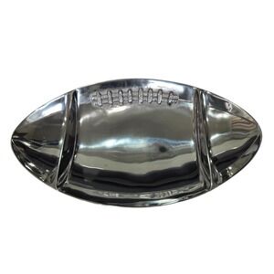 Mariposa Football Nut  Large Serving Dish 17.5"×10.5" Super Bowl Party NFL Host